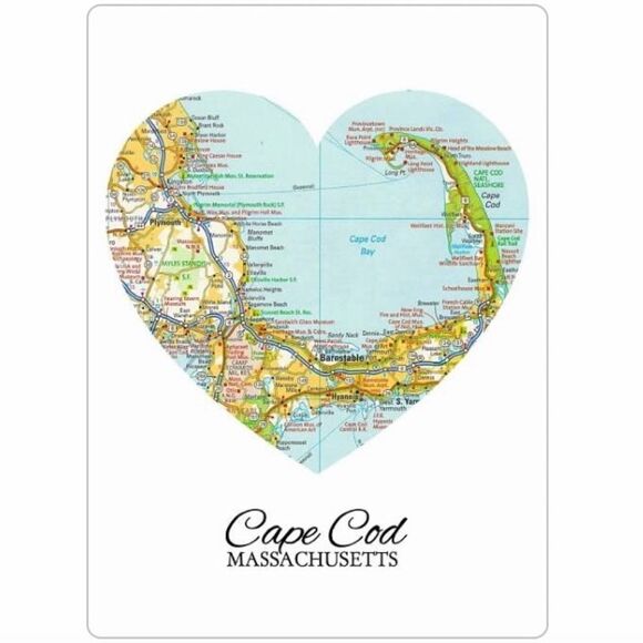 Cape Cod Map Magnet - Picture 2 of 2